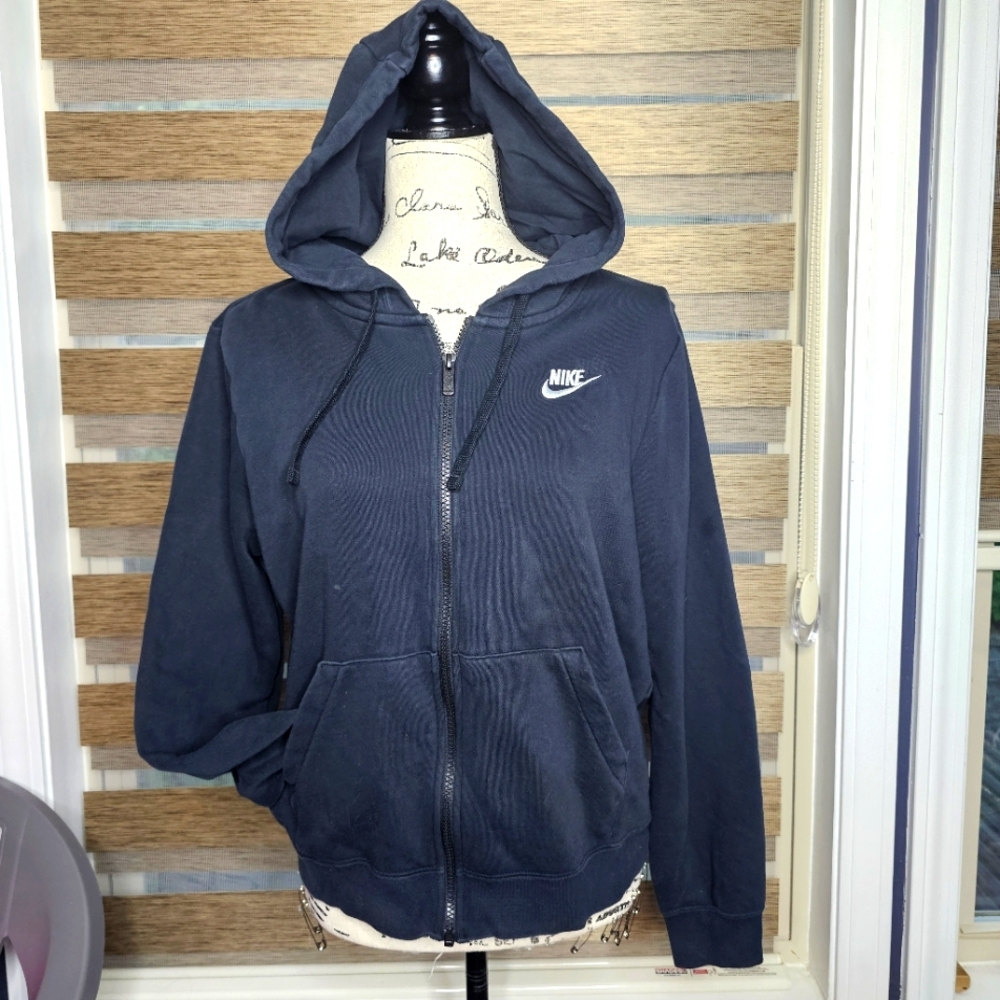 Nike Mens Sportswear Club Fleece Full Zip Blue